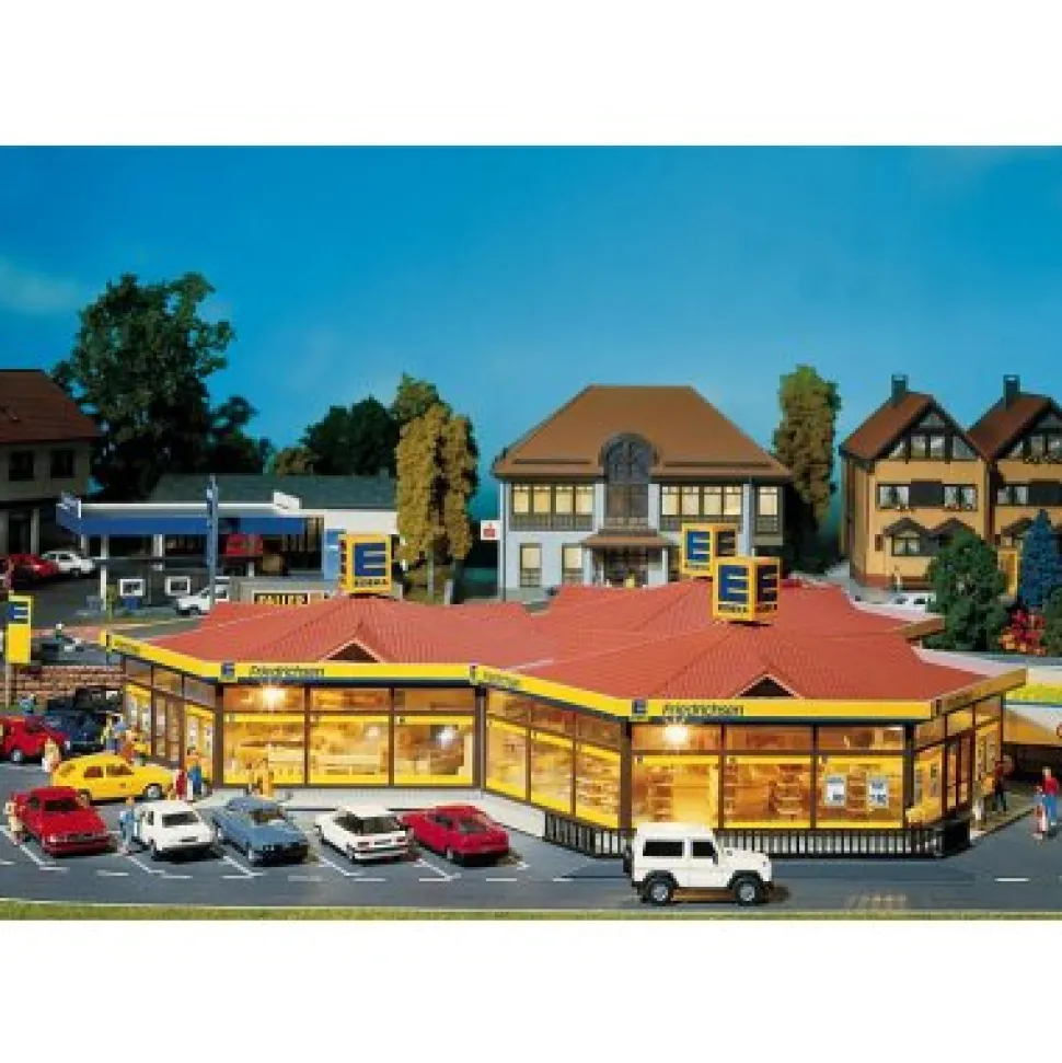 Modélisme HO : Supermarché Edeka Friedrichsen - Faller