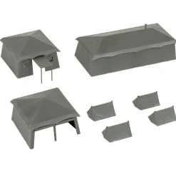 Modélisme HO : Tentes militaires - Faller