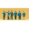 Modélisme HO Figurines : Personnel de gare - Preiser