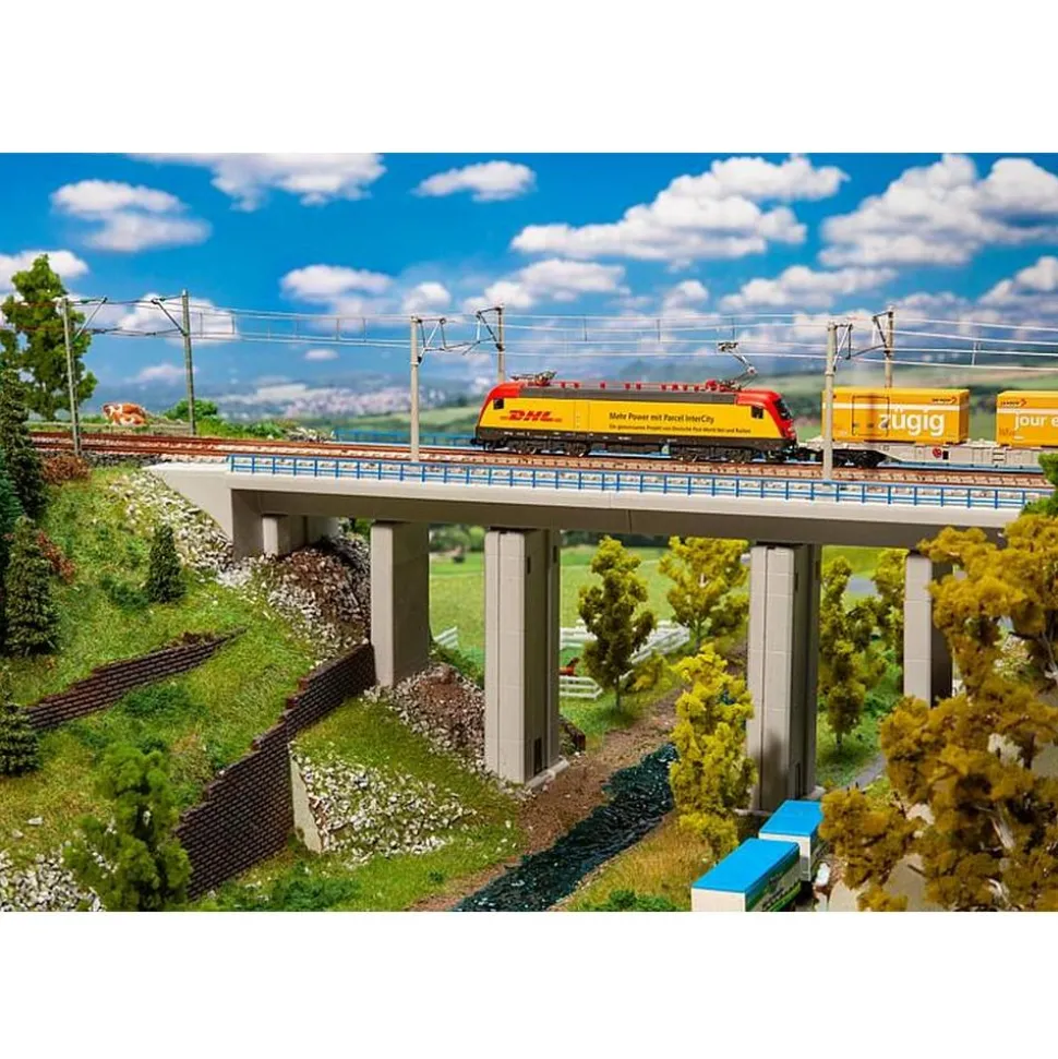 Modélisme N : Pont en béton - Faller