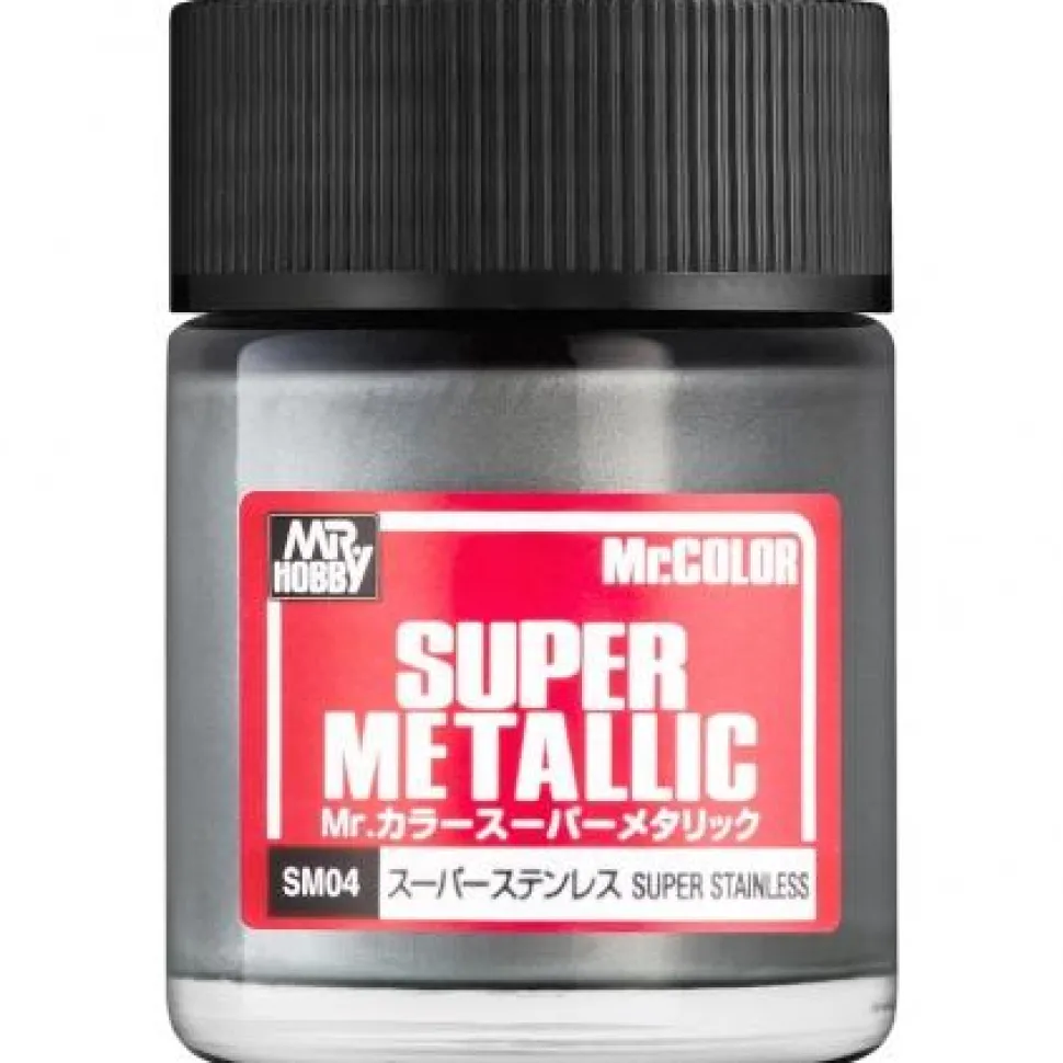 Mr.Hobby SM-04 Super Stainless 18ml - Mr Hobby - Gunze