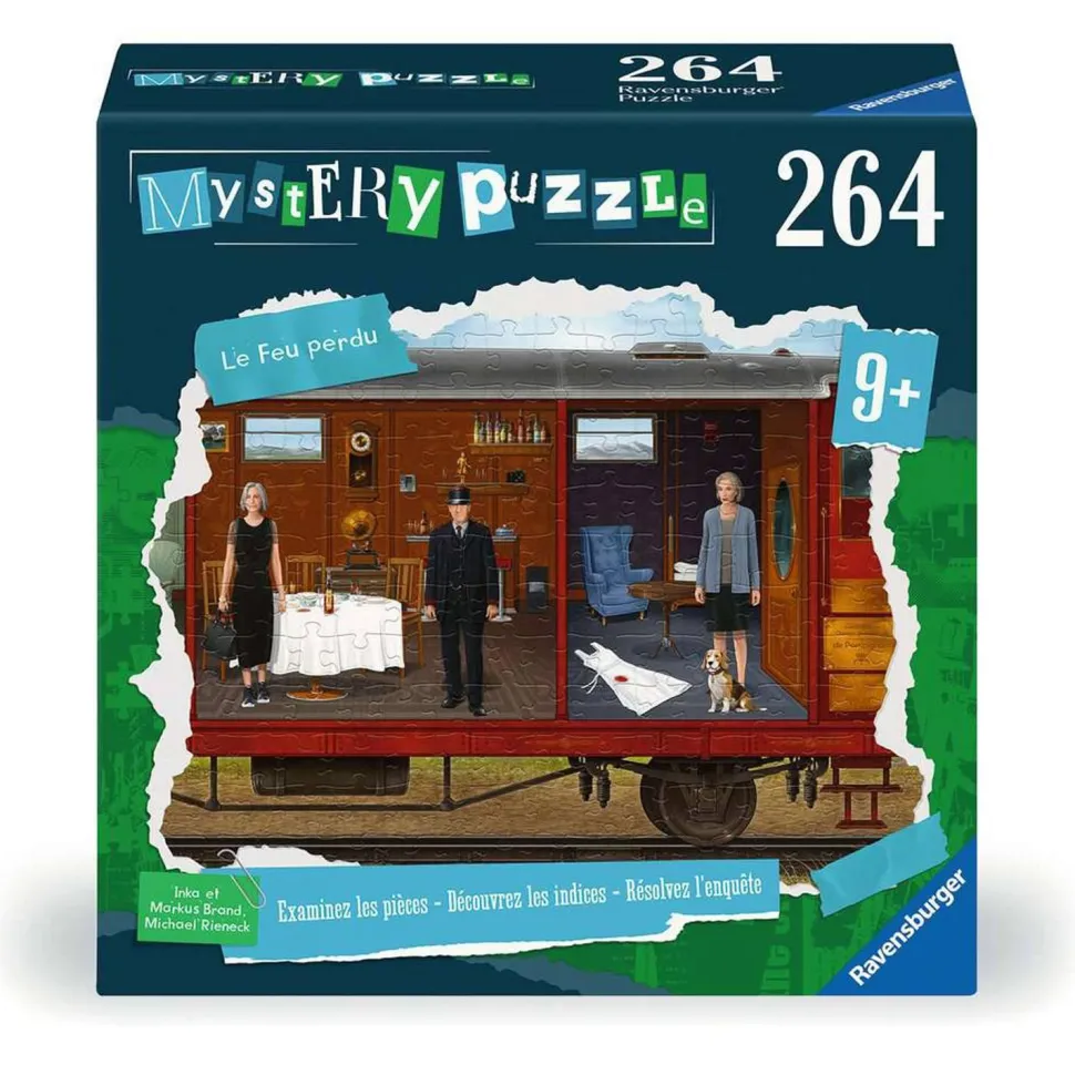 Mystery Puzzle 264 pièces - Le Feu perdu - Ravensburger