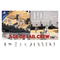 Nouveau Ensemble de 19 Figurines en Mètal pour Navires: Marins (1700-1815) - Artesania