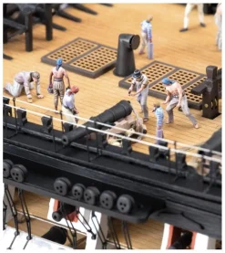 Nouveau Ensemble de 19 Figurines en Mètal pour Navires: Marins (1700-1815) - Artesania