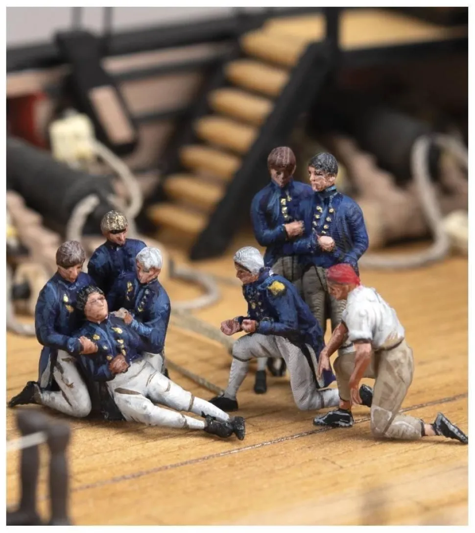 Nouveau Ensemble de 19 Figurines en Métal pour Navires: Marins (1700-1815) - Artesania