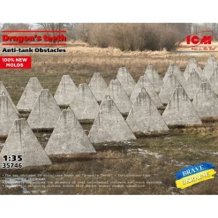 Obstacles anti-tank : Dragon’s teeth - ICM