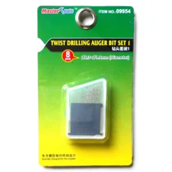 Outillage pour maquette : Set de 8 forêts (0,3-1,0 mm) - Master Tools