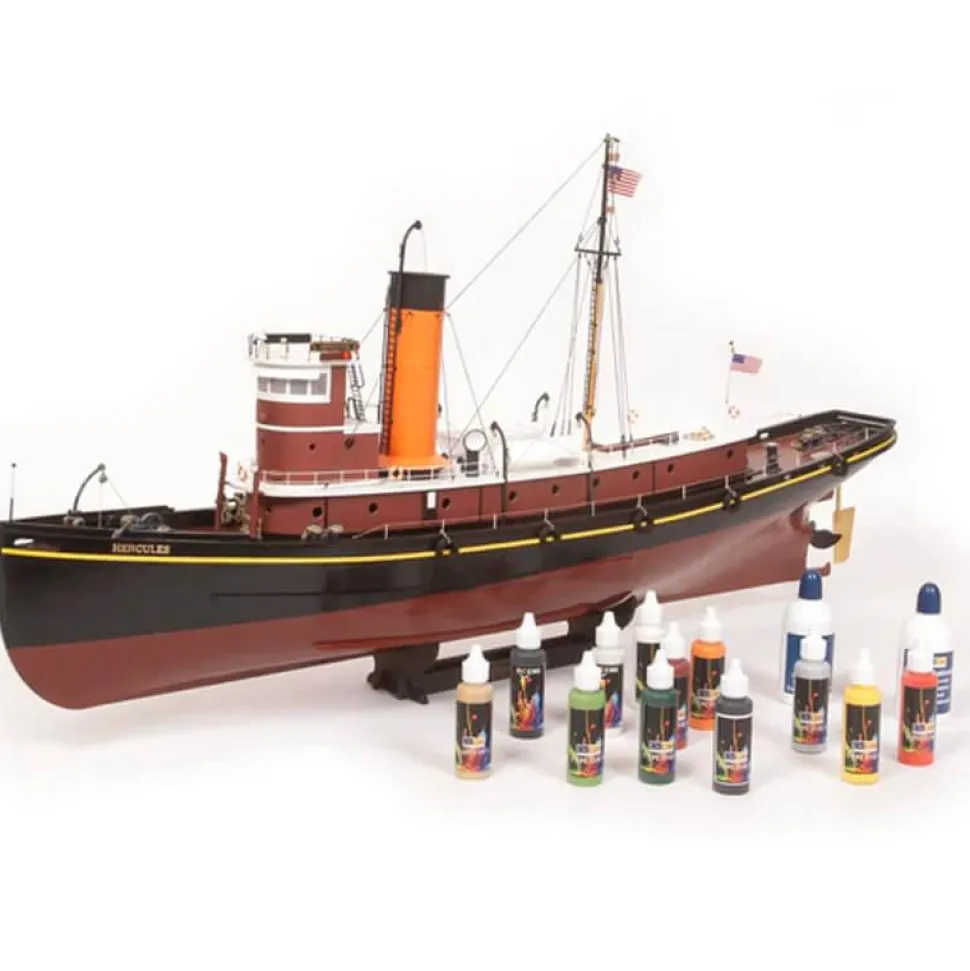 Pack Peinture Acrylique pour maquette du Remorqueur Hercules - OCCRE