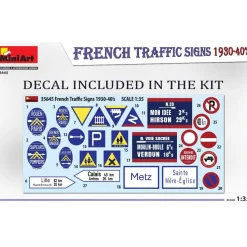 Panneaux de signalisation français 1930-40 – 1:35 - Mini Art