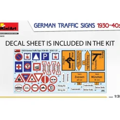 Panneaux de signalisation allemands 1930-40 – 1:35 - Mini Art