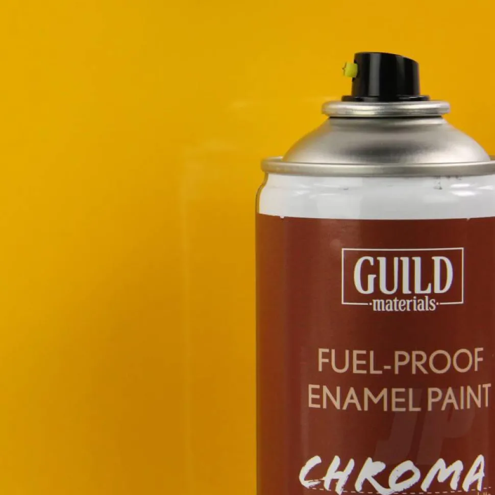 Peinture Chroma Gloss Enamel (Résistant Carburant) Cub Yellow (400ml Aerosol) - Guild Materials - Guild Materials