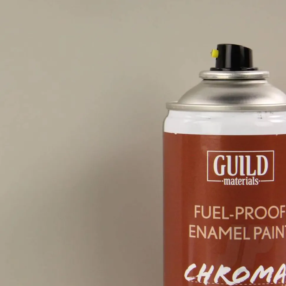 Peinture Chroma Matt Enamel (Résistant Carburant) Gris Clair - Light Grey (400ml Aerosol) - Guild Ma - Guild Materials