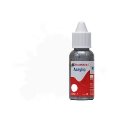 Peinture N°130 Blanc - Satin : Acrylique : 14 ml - Humbrol