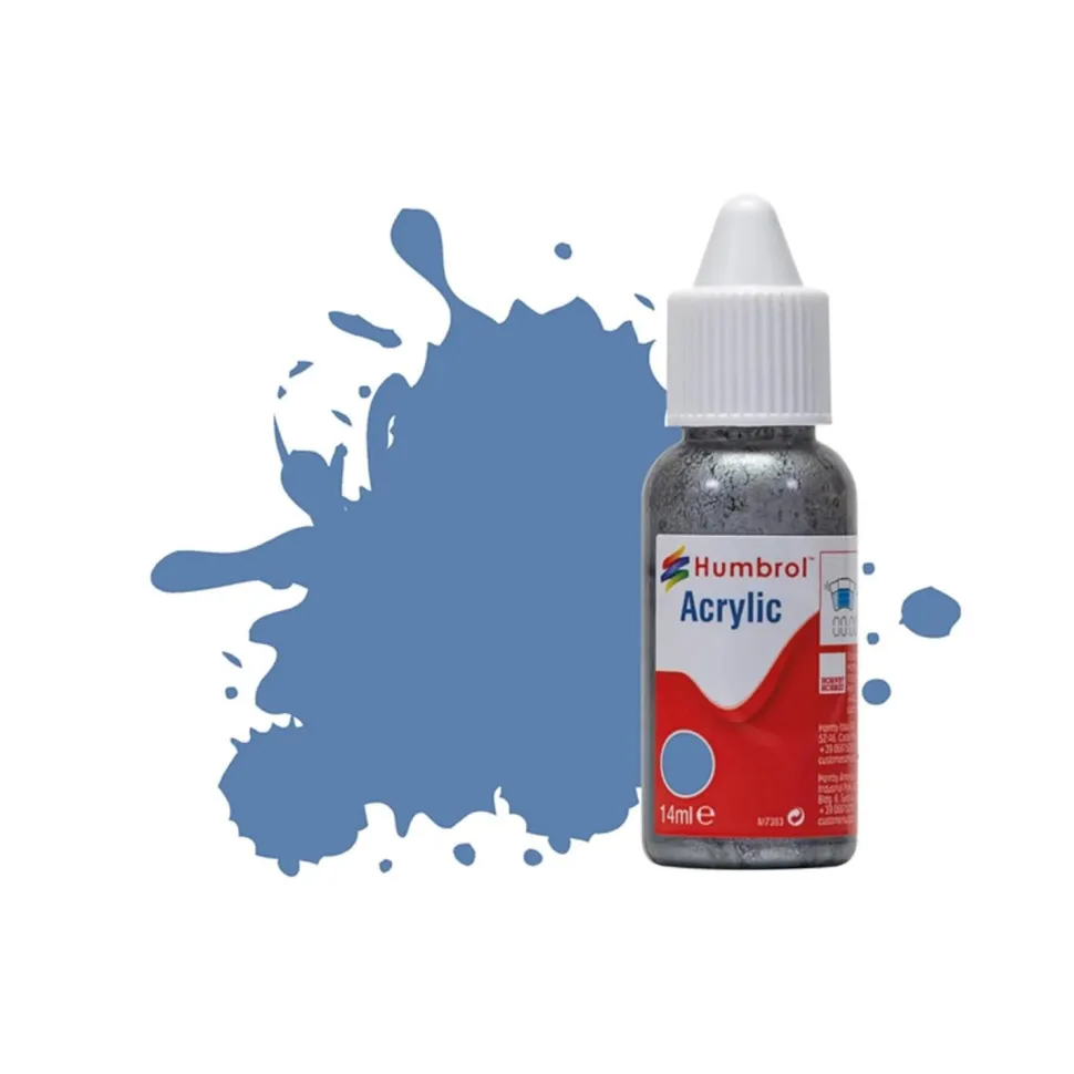 Peinture N°109 Bleu WWI - Mat : Acrylique : 14 ml - Humbrol