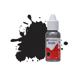 Peinture N°33 Noir - Mat : Acrylique : 14 ml - Humbrol