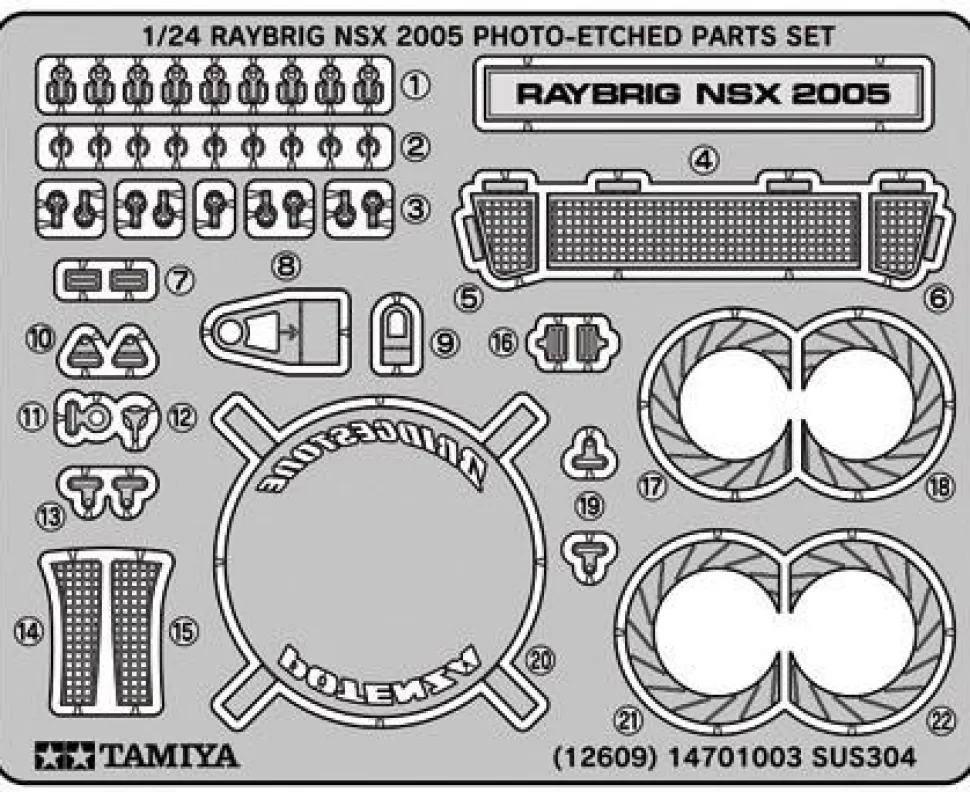 Photo-découpe Raybrig NSX 05 - 1/24e - Tamiya - Tamiya