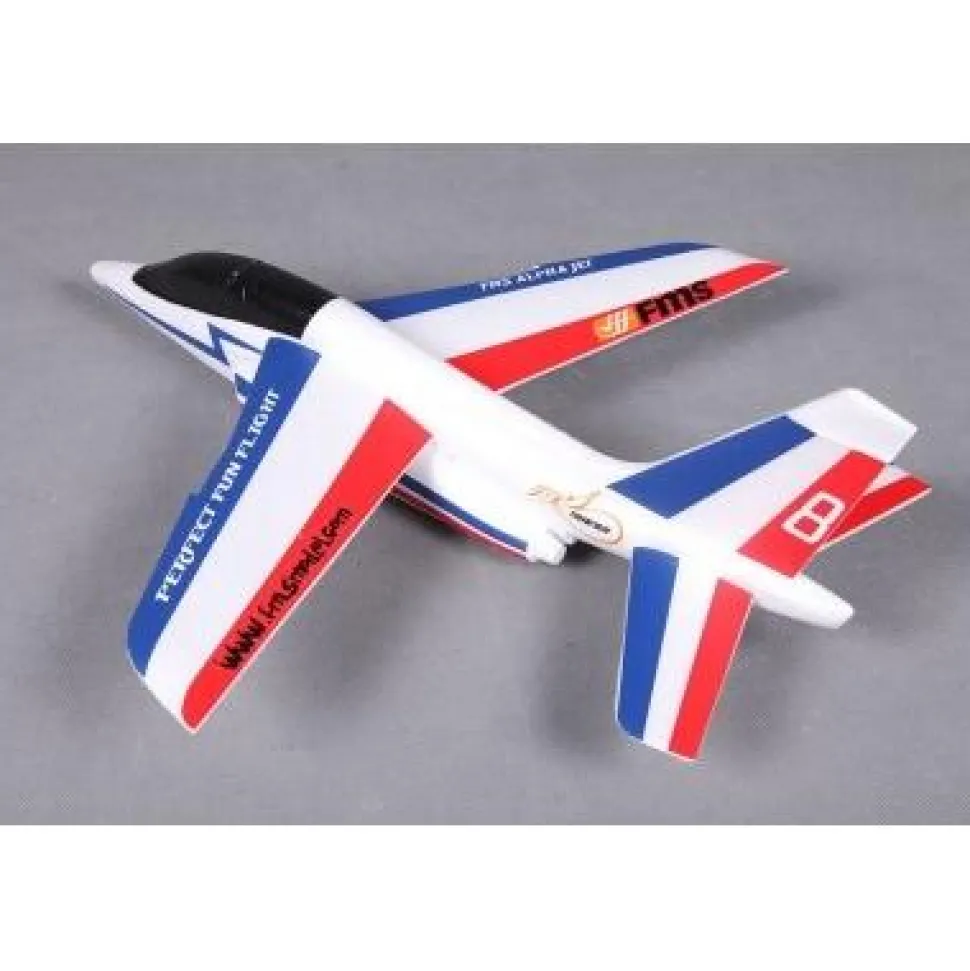Planeur 470mm Alpha Red lancé main FMS - FMS