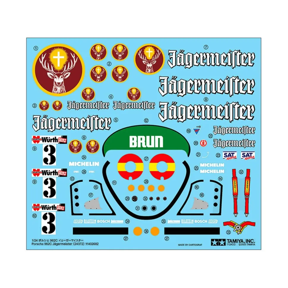 Porsche 692C Jägermeister - Tamiya