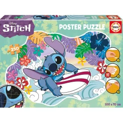 Poster Puzzle 250 pièces : Stitch - Educa
