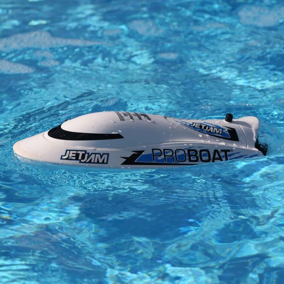 Proboat Jet Jam 12" Pool Racer Brushed Blanc RTR - Proboat