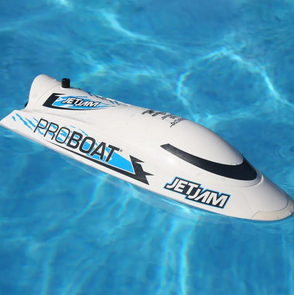 Proboat Jet Jam 12" Pool Racer Brushed Blanc RTR - Proboat