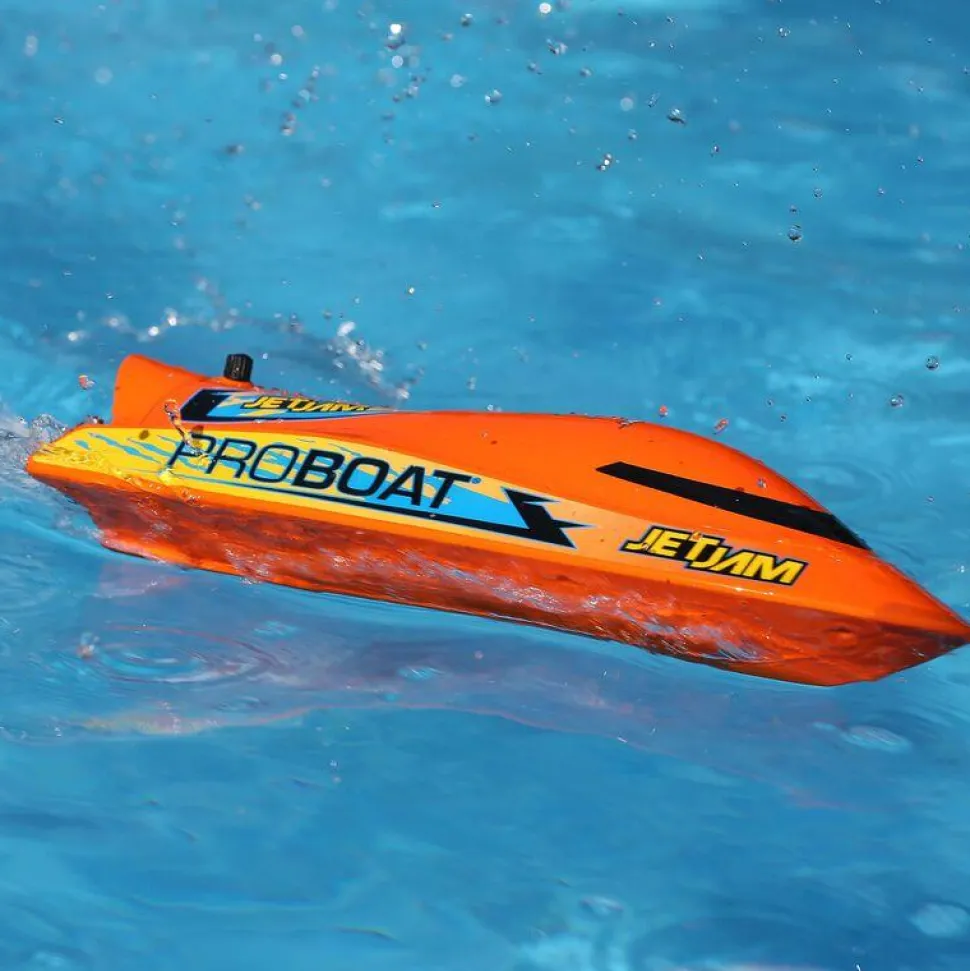 Proboat Jet Jam 12" Pool Racer Brushed Orange RTR - Proboat