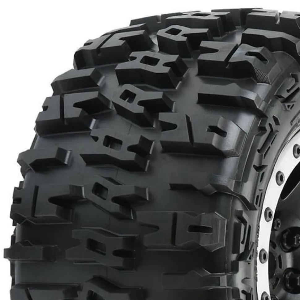 Proline 4.3" Tyres Mounted On Proloc Impulse Blk Wheel Xmaxx - Proline