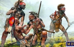 Protective Circle, Indian Wars series,XVIII century.Kit No.1 - 1:35e - Master Box Ltd. - Master Box