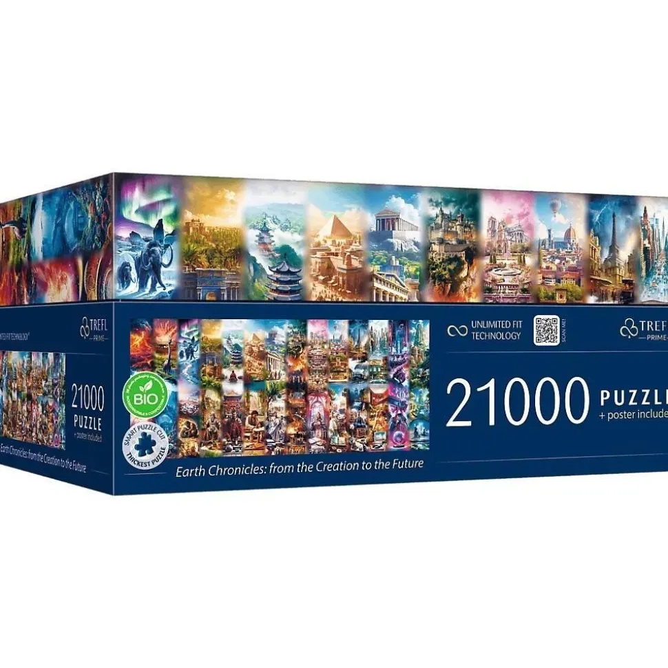 Puzzle 21 000 pièces : Chroniques de la Terre - De la Création au Futur - Trefl
