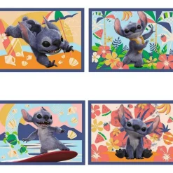 Puzzle 4 en 1 : Stitch, Le Film - Trefl