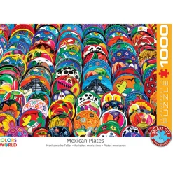 Puzzle 1000 pièces : Assiettes mexicaines - Eurographics