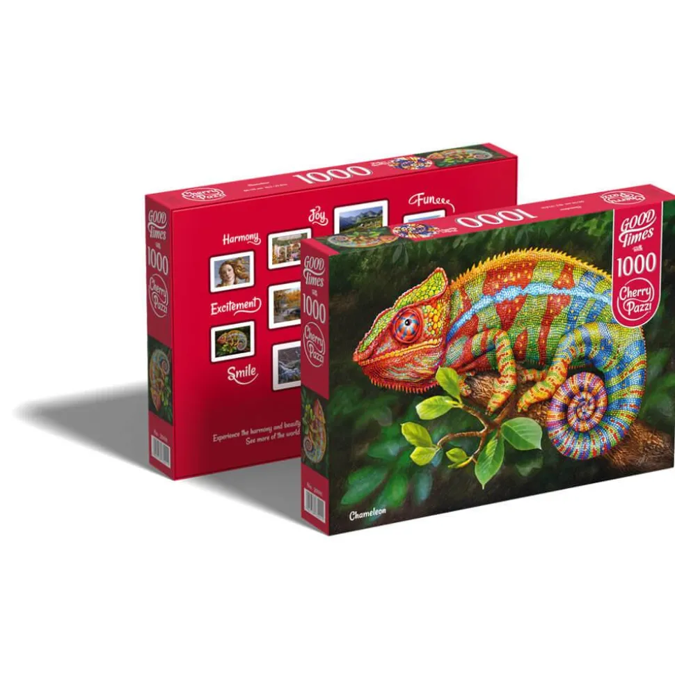 Puzzle 1000 pièces : Caméléon - CherryPazzi
