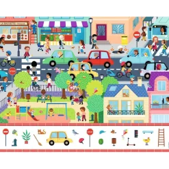 Puzzle 30 pièces : Cherche Et Trouve : En Ville - Nathan