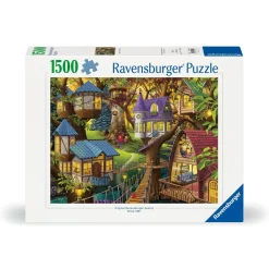 Puzzle 1500 pièces : ​ Crépuscule à la cime des arbres - Ravensburger