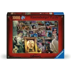Puzzle 1000 pièces : Disney Villainous : Cruella d'Enfer - Ravensburger