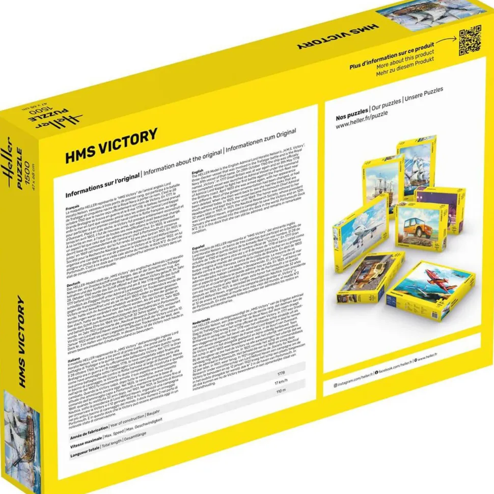 Puzzle 1500 pièces : Hms Victory - Heller