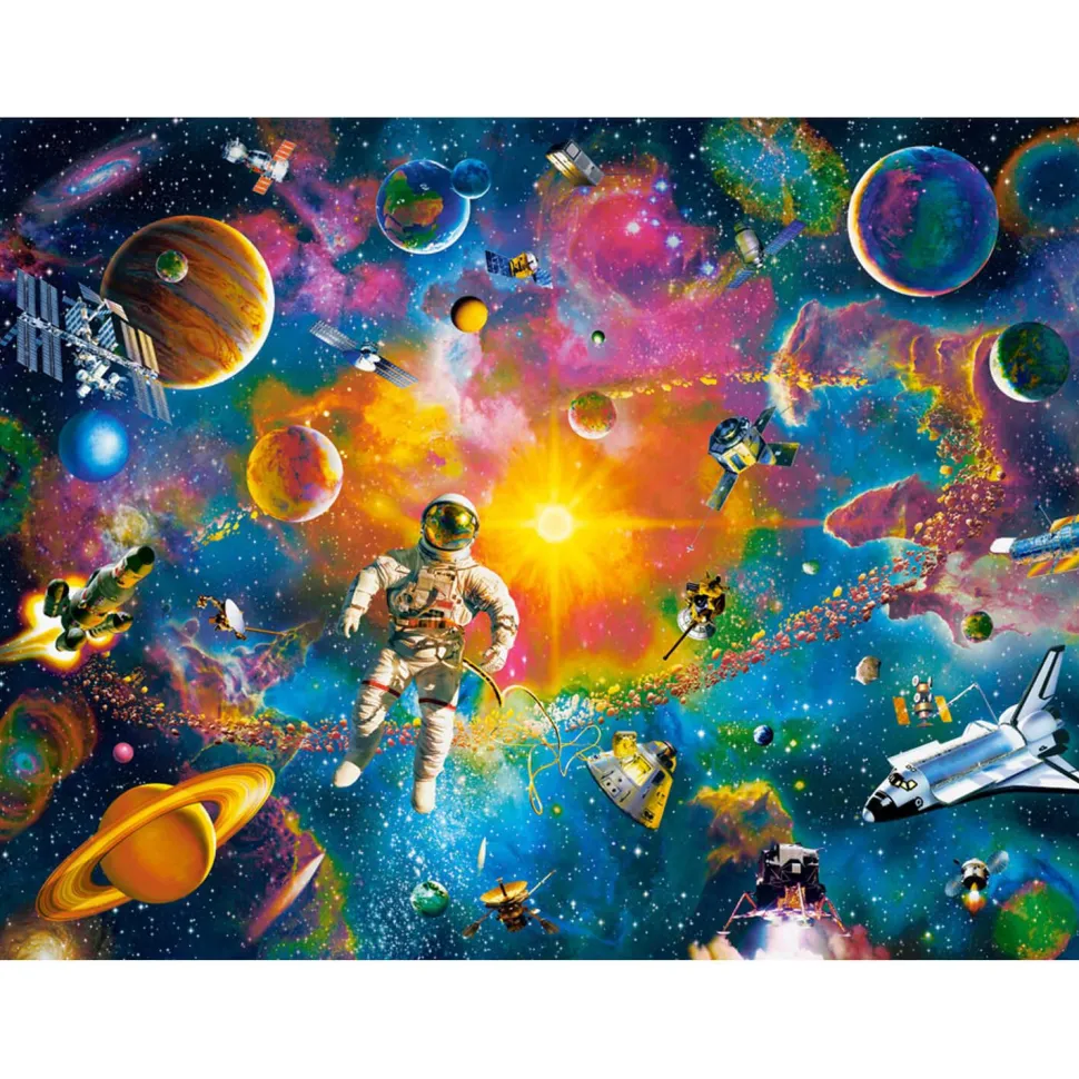 Puzzle 2000 pièces : L'homme dans l'espace - Castorland