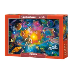 Puzzle 2000 pièces : L'homme dans l'espace - Castorland