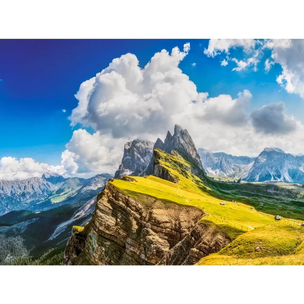 Puzzle 1500 pièces : Majestueuses Dolomites, Italie - Castorland