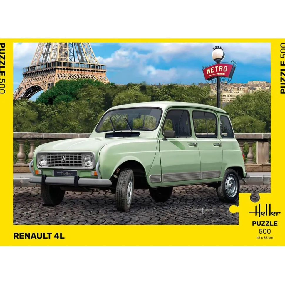 Puzzle 500 pièces : Renault 4L - Heller