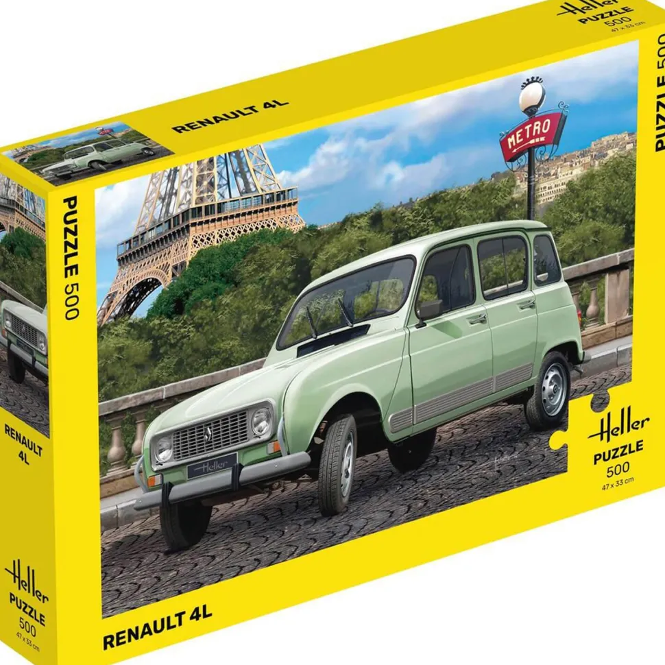 Puzzle 500 pièces : Renault 4L - Heller