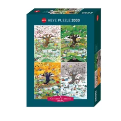 Puzzle 2000 pièces : 4 saisons, Blachon - Heye