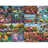 Puzzle 1000 pièces : 16 Scooters par Bigelow - Eurographics