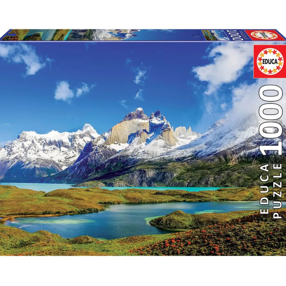Puzzle 1000 pièces : Tours du Paine, Patagonie - Educa