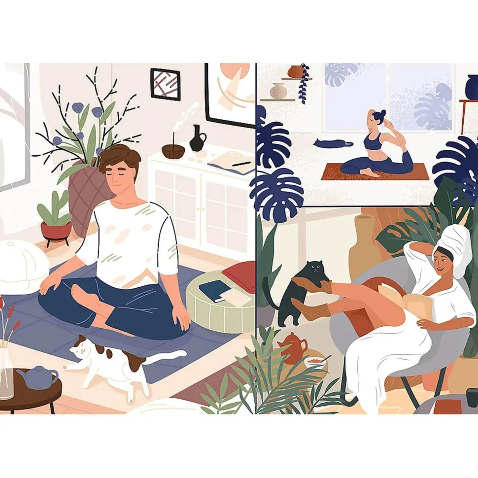 Puzzle 1000 pièces : Unlimited Fit Technology : Tranquillité d'esprit - Trefl Prime