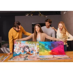 Puzzle 1000 pièces : Unlimited Fit Technology : Dégradé cubique - Trefl Prime