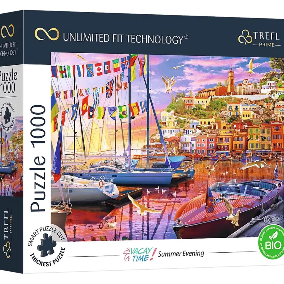 Puzzle 1000 pièces : Unlimited Fit Technology : Soirée d'été - Trefl Prime