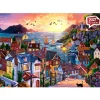 Puzzle 1000 pièces : Ville côtière au coucher du soleil - Anatolian