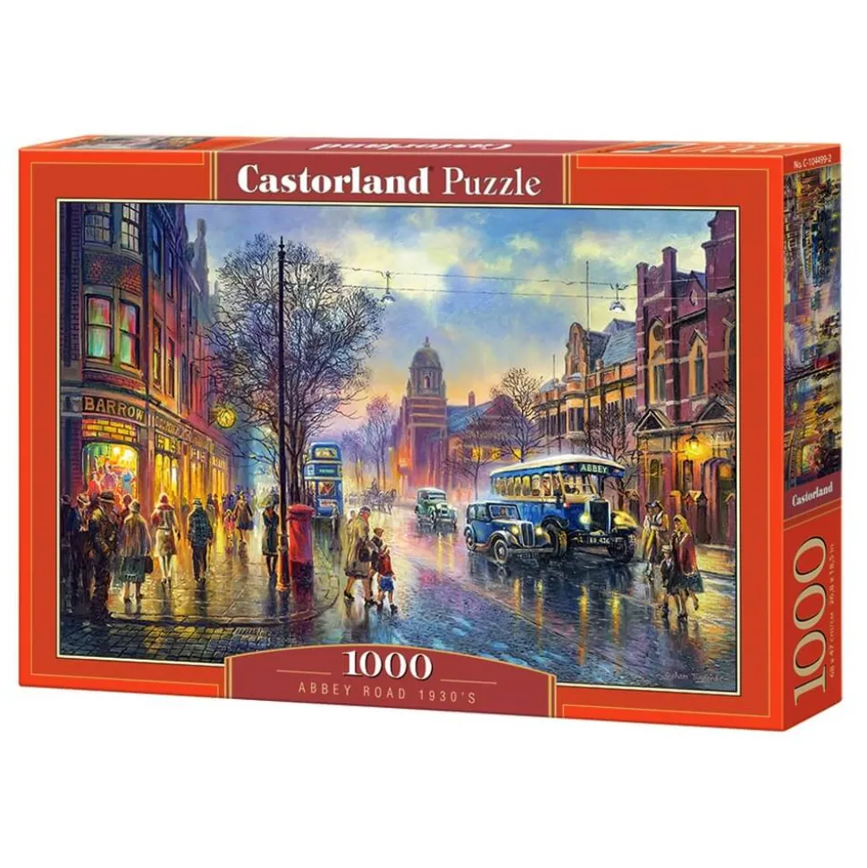 Puzzle 1000 pièces : Abbey Road 1930s - Castorland