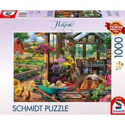 Puzzle 1000 pièces : Abri de jardin - Schmidt